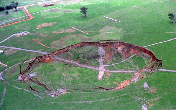 Subsidence due to block caving at the Ridgeway Mine, South Carolina